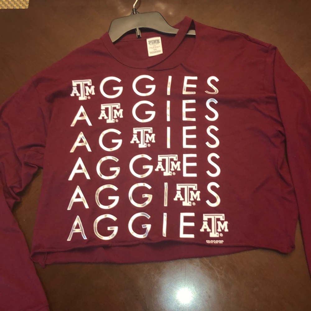 Cropped Aggies Tee